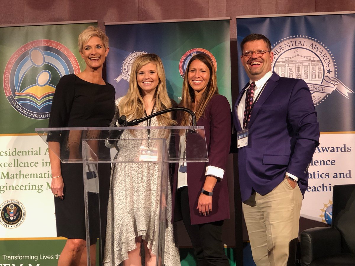 AR_STEM's tweet image. Join us in congratulating AR Presidential Awards for Excellence in Mathematics and Science Teaching (PAEMST) recipients (L to R) Cheri DeSoto, Anna Shaw, Tiffany Taylor, &amp;amp; Corey Boby. You make our state proud! .@ArkansasEd #STEM4AR