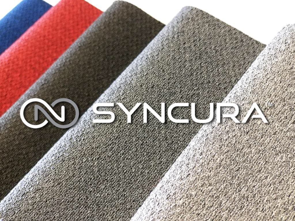 New from LTM Syncura high performance heathered pattern for heavy trucks and performance applications #heavytrucks #automotive #autoseat #seatcovers #autotrim #fabrics #textiles #designer #upholstery #architect #interiordesign