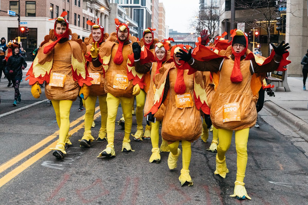 BibRave's tweet photo. Run all the miles. 🏃♀️
Eat all the turkey! 🦃
The @TurkeyDay5k in #Minneapolis is the perfect way to kick-off your #Thanksgiving morning!
Code "TURKEY2019" saves you $5!
🦃 https://t.co/THV95BLQn8
#BibChat #TurkeyDayBR #RunMPLS https://t.co/NMeNQXlUlp