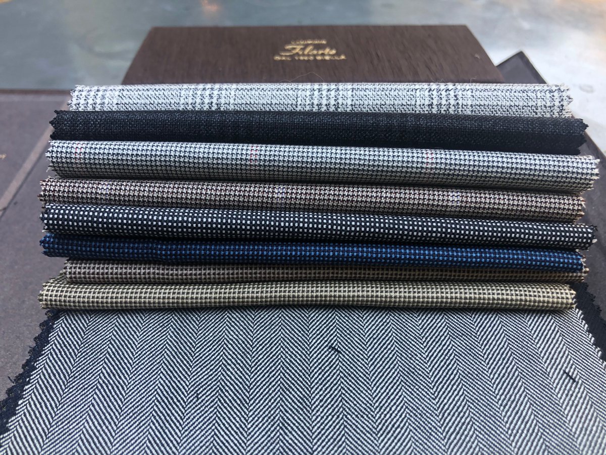 Some winter favorites: pant fabrics. Endless color options, world class fabrics to keep you warmer.