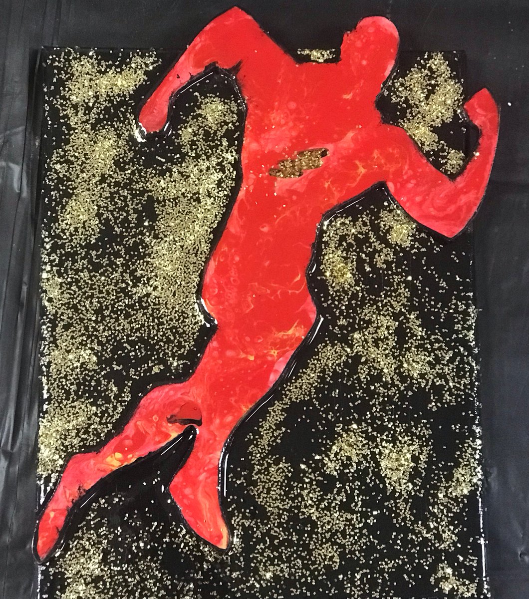 creatingstrokes's tweet image. Flash paint pour