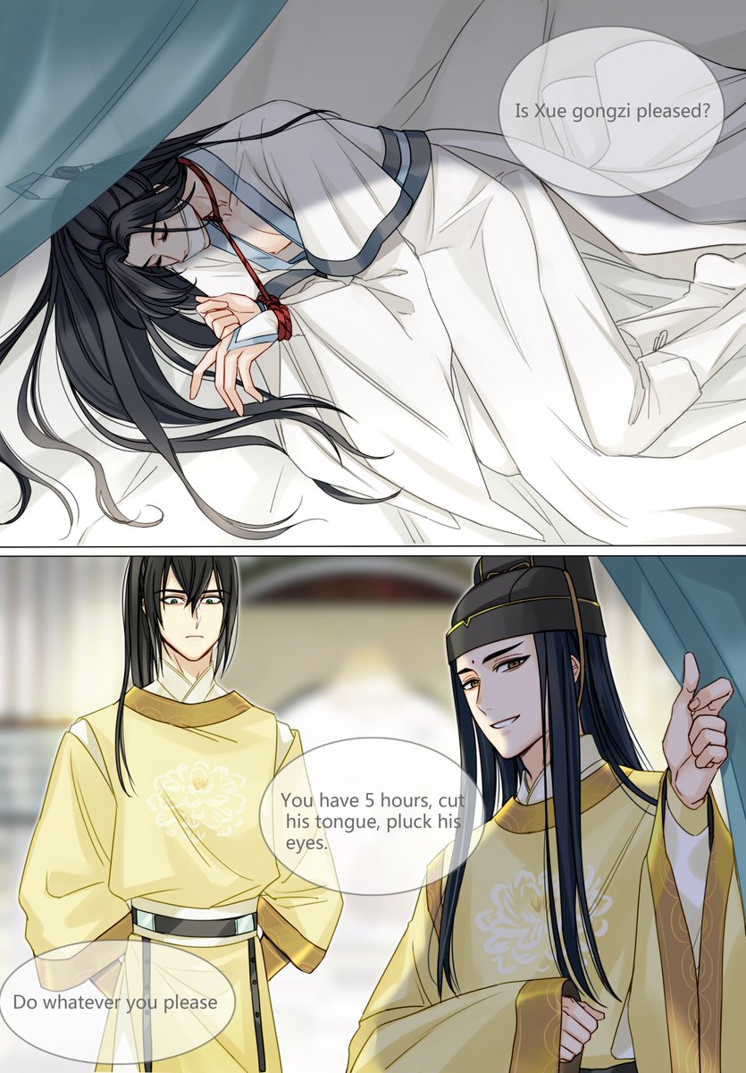 RqdUvKcCR2ILpYv's tweet photo. #XueXiao 
翻译版来了！感谢@KyuuDevil !!!!
Timeline: When Xue Yang was released from Koi Tower Prison https://t.co/xlWtNakzqZ