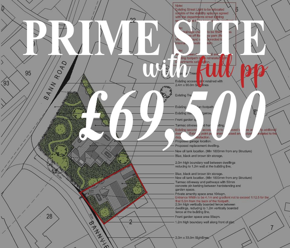 NREProperties's tweet photo. Looking to #selfbuild? Check out this excellent residential site with FPP! Only £69,500! 

https://t.co/IJTALGdB9l

Interested? Contact NRE today on (028) 7032 9222

#landforsale #nreproperty #superfastsales https://t.co/qPJFMZg11G