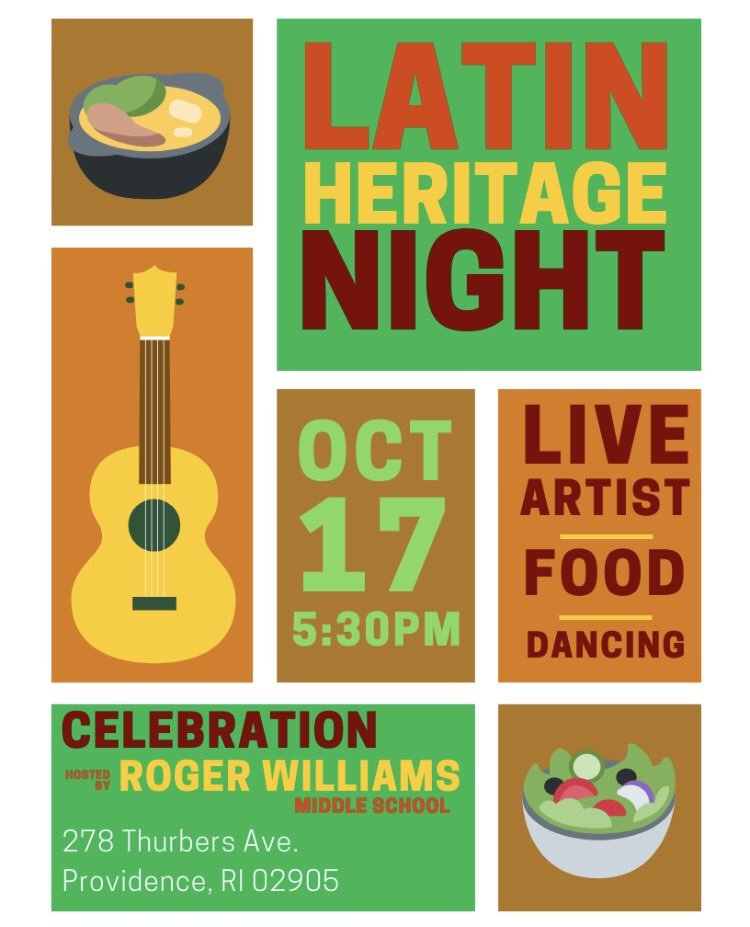 CYRogerWilliams's tweet photo. Tonight 10/17 at 5:30!! We have artists, dancers, and singers preforming!! Hope to see you there! https://t.co/PzvEdvbOE1