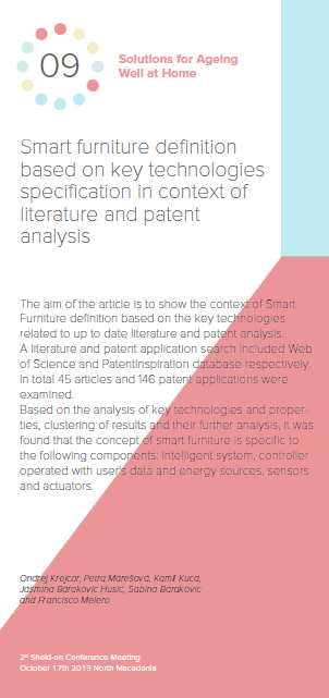 COST_SheldON's tweet image. &quot;#Smartfurniture definition based on #keytechnologies specification in context of literature and #patent analysis&quot;, Ondrej Krejcar, from the University of Hradec Kralove, Faculty of Informatics and Management.