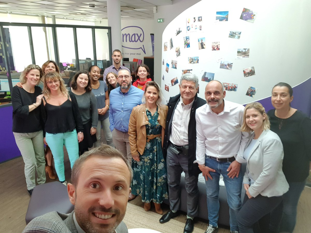 Merci @aumaxpourmoi pour votre accueil, la Caisse du CMSO Bordeaux Cauderan à la découverte de nos filiales, stratégie commerciale,positionnement et enjeu de demain, super moment d'échange avec <a href="/bouchereau9/">bouchereau</a> 👍