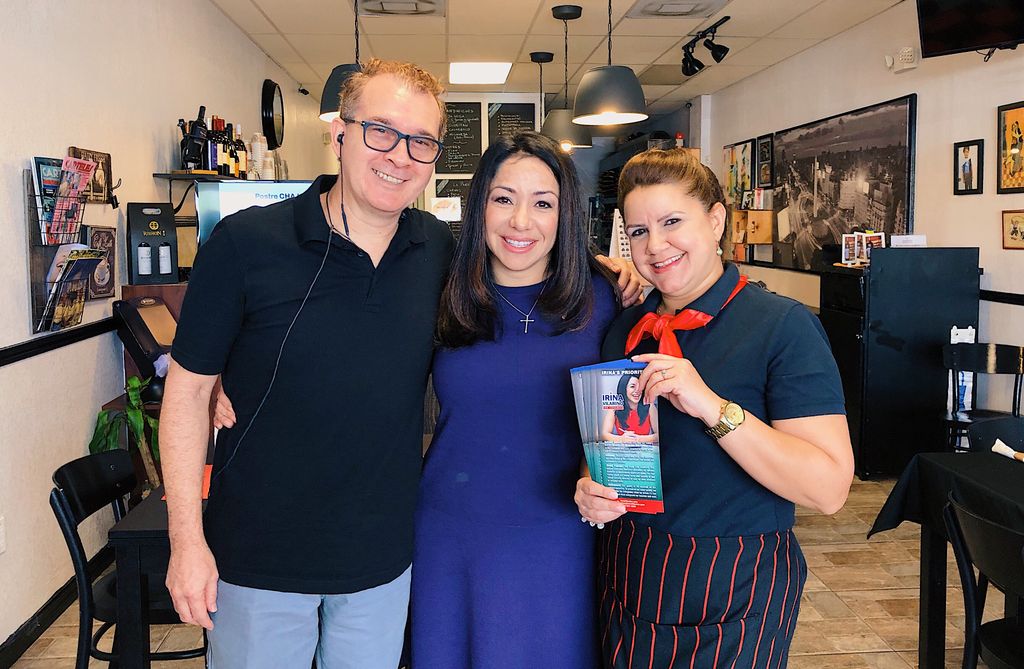 Irina Vilariño at Sabores Argentinos Miami, FL Small Businesses #IrinaForCongress 