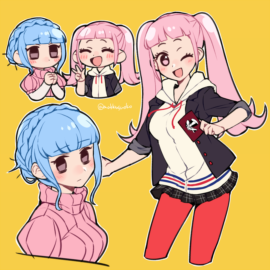 ヒルダ=ヴァレンティン=ゴネリル ,マリアンヌ=フォン=エドマンド 「ヒルとマリ 」|Mカエルのイラスト
