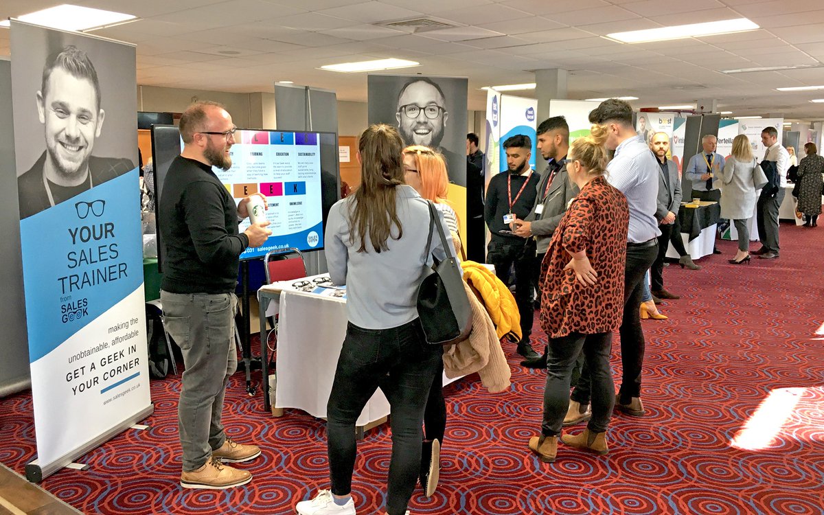 Lovely little mingle down at #exponorthwest this aft with the boys from @SalesGeekUK also @ncssupport <a href="/lavenderhotels/">lavenderhotels</a> @TrueBearingIFA <a href="/realbigtank/">realbigtank</a> <a href="/O2/">O2</a> <a href="/C_Plus_Ltd/">Communications Plus Ltd</a> <a href="/Bartercard/">Bartercard</a> - Great to see you all. Hope it's been a very successful event! #buyitinlancashire #bringbackabillion
