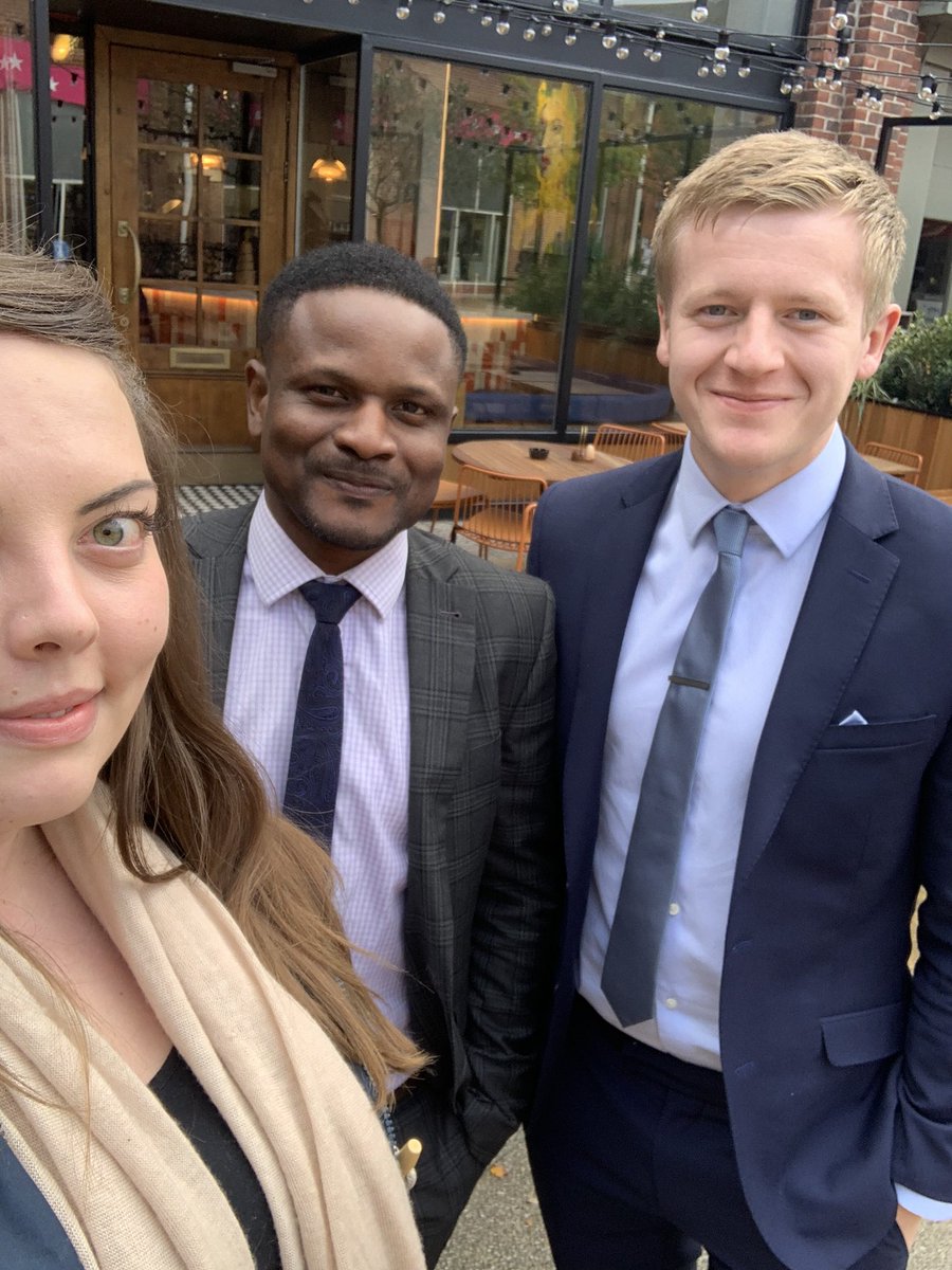 New hire lunch with <a href="/ERAC_NorwichCC/">ERAC - Norwich City</a> ‘s newest recruit Tayo and Chris! #futureleaders @Amy_SU4 <a href="/C4Jilly/">Jack Jillings</a> <a href="/AEKLHR/">Alyssa Kreutzer</a>