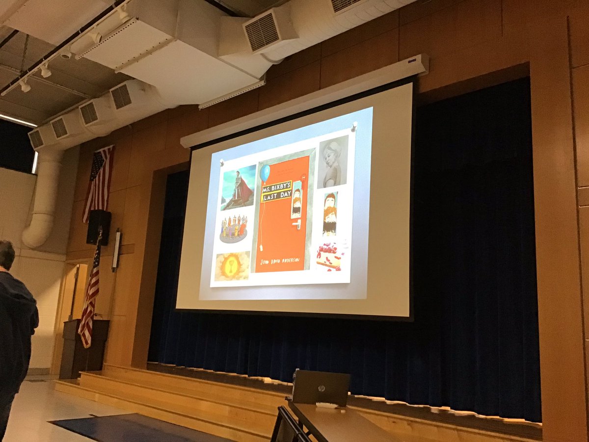CBLindenLibrary's tweet image. Wow! Thank you John David Anderson for a“Frawesome” and inspiring presentation! @CBLindenSchool @CBLindenLibrary @CBLibraries @anderson_author.