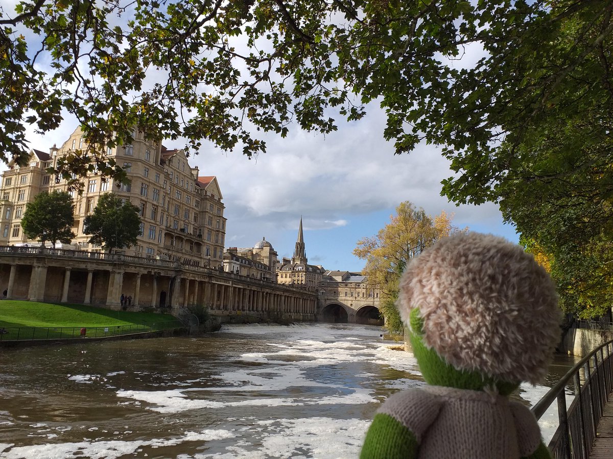 Today our <a href="/Better_UK/">Better</a> <a href="/CR_UK/">Cancer Research UK</a> mascot GiseLLe arrived in #Bath ahead of her fundraising events this weekend. She visited the <a href="/RomanBathsBath/">The Roman Baths</a> <a href="/bathabbey/">Bath Abbey</a>  @bathrugby and Pulteney Bridge. You can join our Glow Zumbathon this Sunday at Bath Pavilion, 2pm-4pm for a £5 donation.