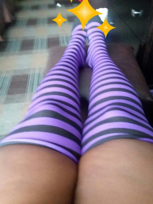 #ThickThighThursday When the thigh hi socks won't stay on your thighs fully. #Ebonydomme #Sensual #Ebonygoddess
