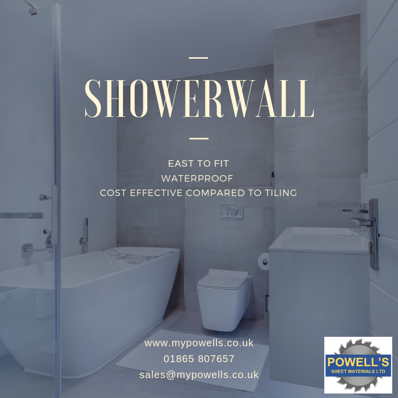 PowellSheet's tweet photo. Did you know, Showerwall is a fantastic alternative to tiling when building a new bathroom? We have a fantastic selection in various materials and colours. You can find out more on our website https://t.co/XsF70kqd1l or call a member of our team on 01865 807657 #showerwall https://t.co/dBJltnPQ0N