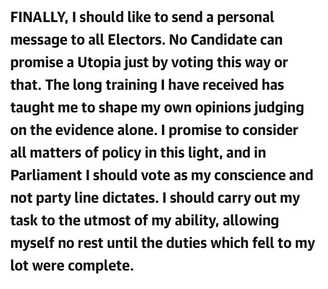 A reminder Margaret Thatcher