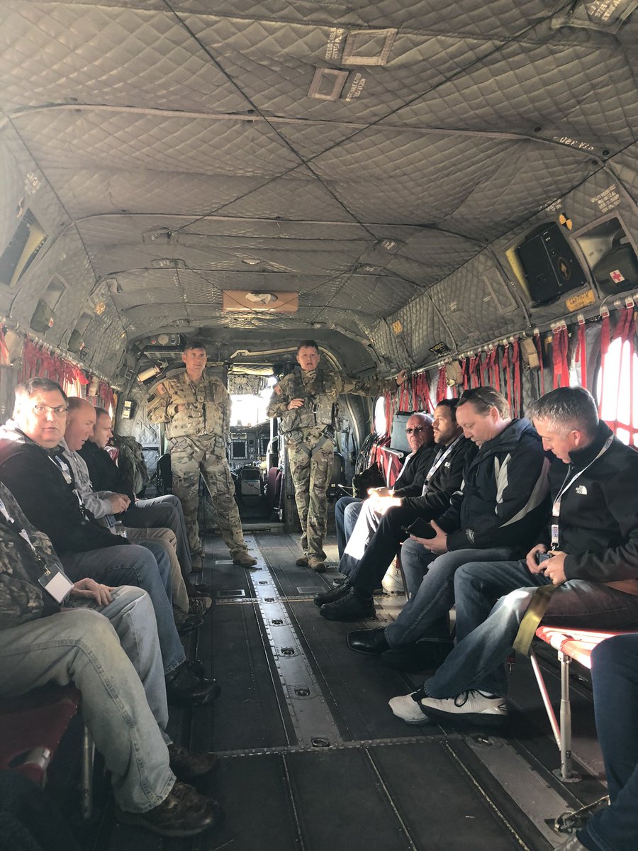 It’s an honor and privilege to spend the morning with the @NEarmyguard #bosslift aboard the CH-47F Chinook. Preparing to fly over @CityofKearney and the Tri-Cities. @KearneyPolice supports our #citizensoldiers  and appreciate all of our service members! 🇺🇸 Thank you!