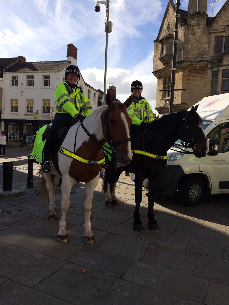 Look who I saw on the way to meet a client in Cirencester! #virtualassistant #pa #cotswolds #gloucestershireconstabulary