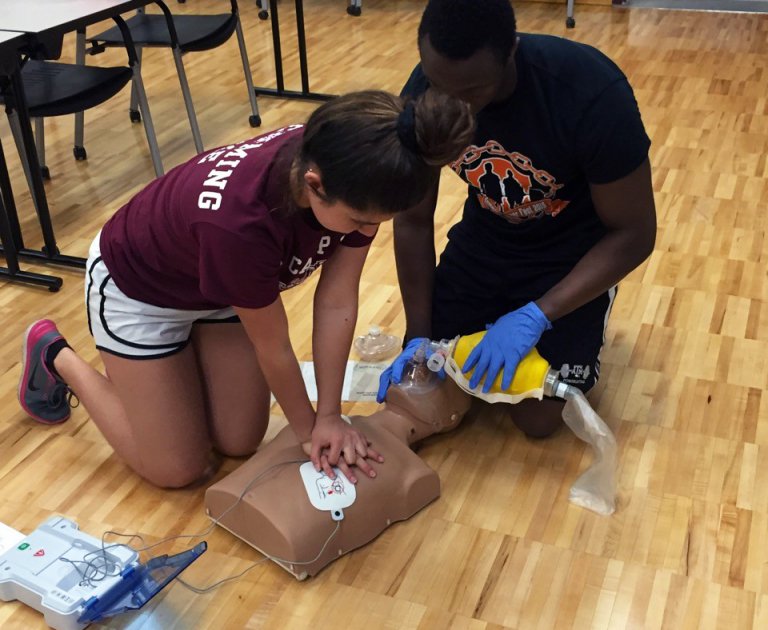 Texas A&M EMS (@tamuems) on Twitter photo Need to get CPR certified? EMS teaches CPR, AED, and First Aid classes at <a href="/RecSports/">Texas A&M Rec Sports</a>! Interested in taking one of these classes? Visit recsports.tamu.edu/cert-courses/ for class times and prices. Need to get CPR certified? EMS teaches CPR, AED, and First Aid classes at <a href="/RecSports/">Texas A&M Rec Sports</a>! Interested in taking one of these classes? Visit recsports.tamu.edu/cert-courses/ for class times and prices.