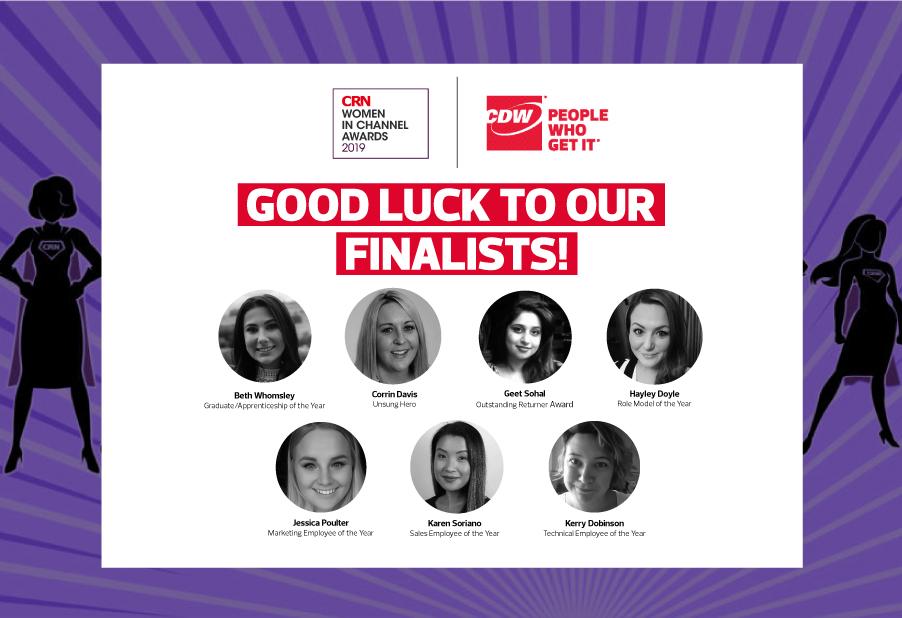 <a href="/CDW_UK/">CDW UK</a> coworkers have been shortlisted for 7 categories in the <a href="/CRN_UK/">CRN UK</a> Women in Channel 2019 Awards taking place tonight. Good luck to @_jpoulter, Karen Soriano, <a href="/hayleyrdoyle/">Hayley Doyle</a>, Corrin Davis, Geet Sohal, Kerry Dobinson and Beth Whomsley. #cdwsocial #womenintech #WomeninChannel