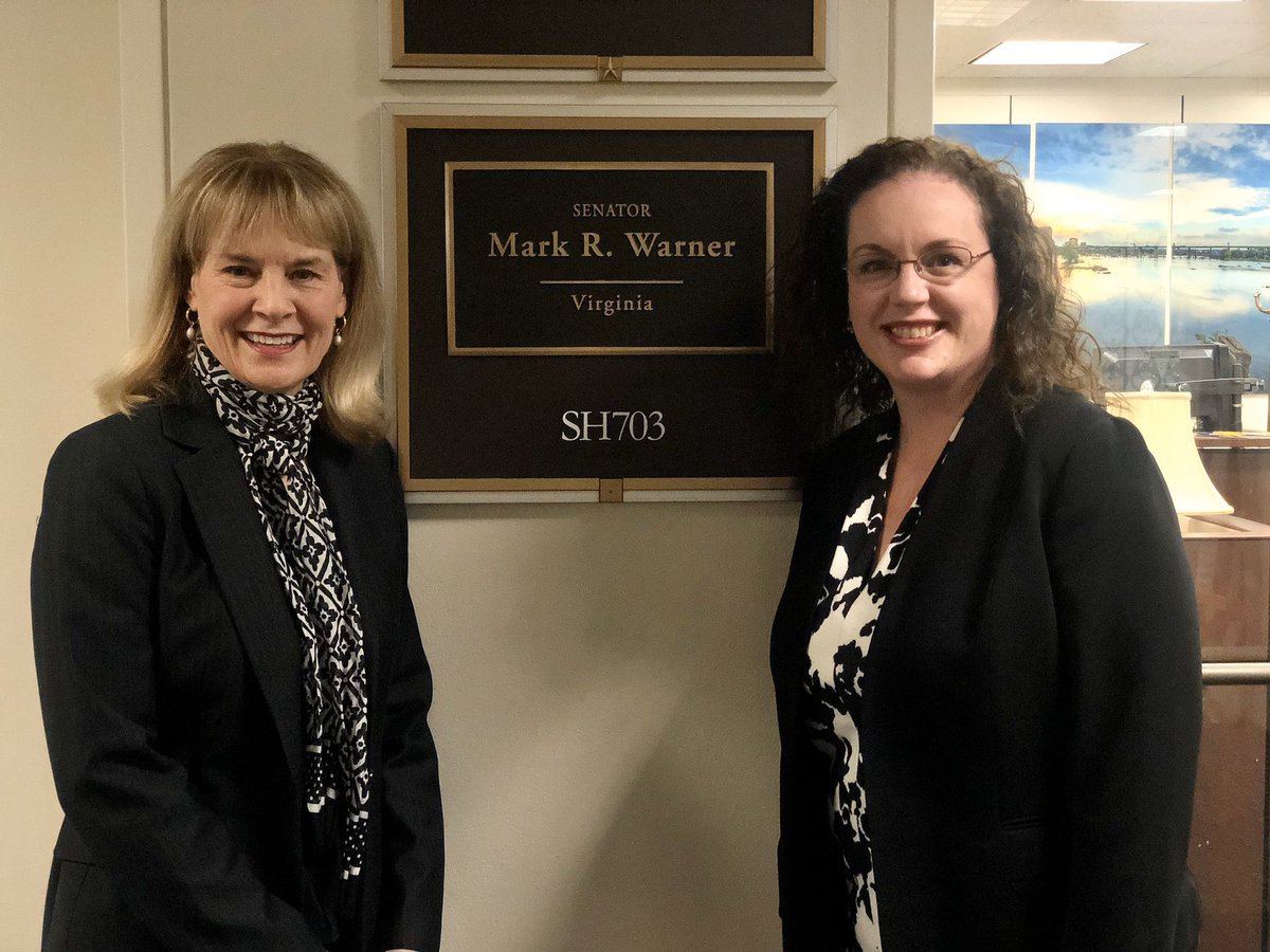 Thank you <a href="/MarkWarner/">Mark Warner</a>’s office for meeting with us today! #ThankAPrincipal <a href="/KTuttleEDU/">Kip Gansneder Tuttle</a> <a href="/cakihm1/">Carole Ann Kihm</a>