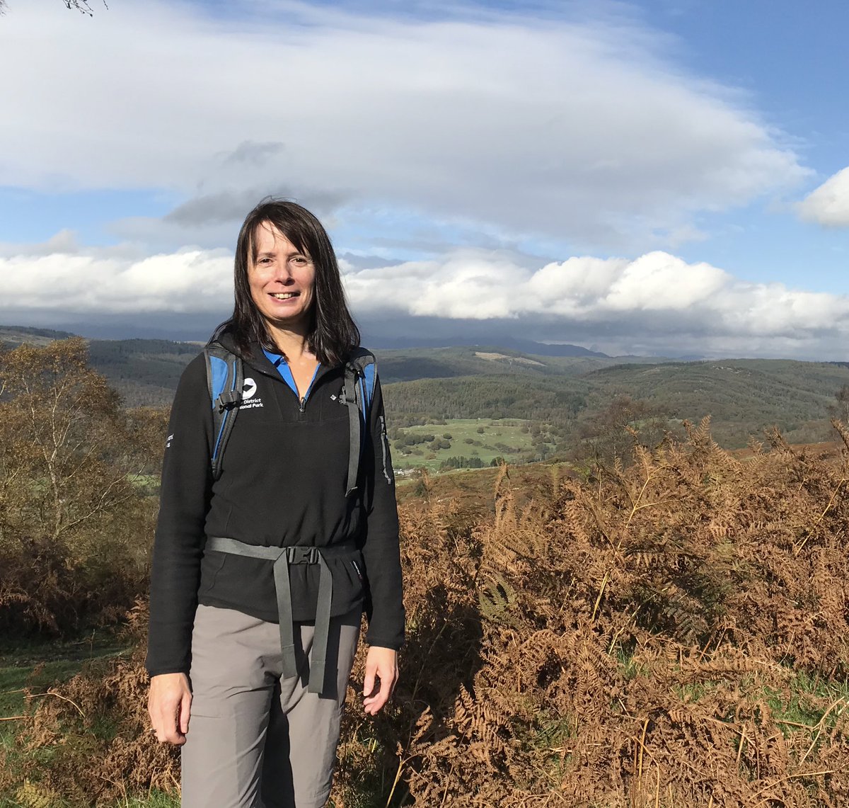 countrywalking's tweet image. Greetings from the @lakedistrictnpa, where we’ve been discovering the glorious Greenwood Trails with @LakesRangers’ Sara Spicer
