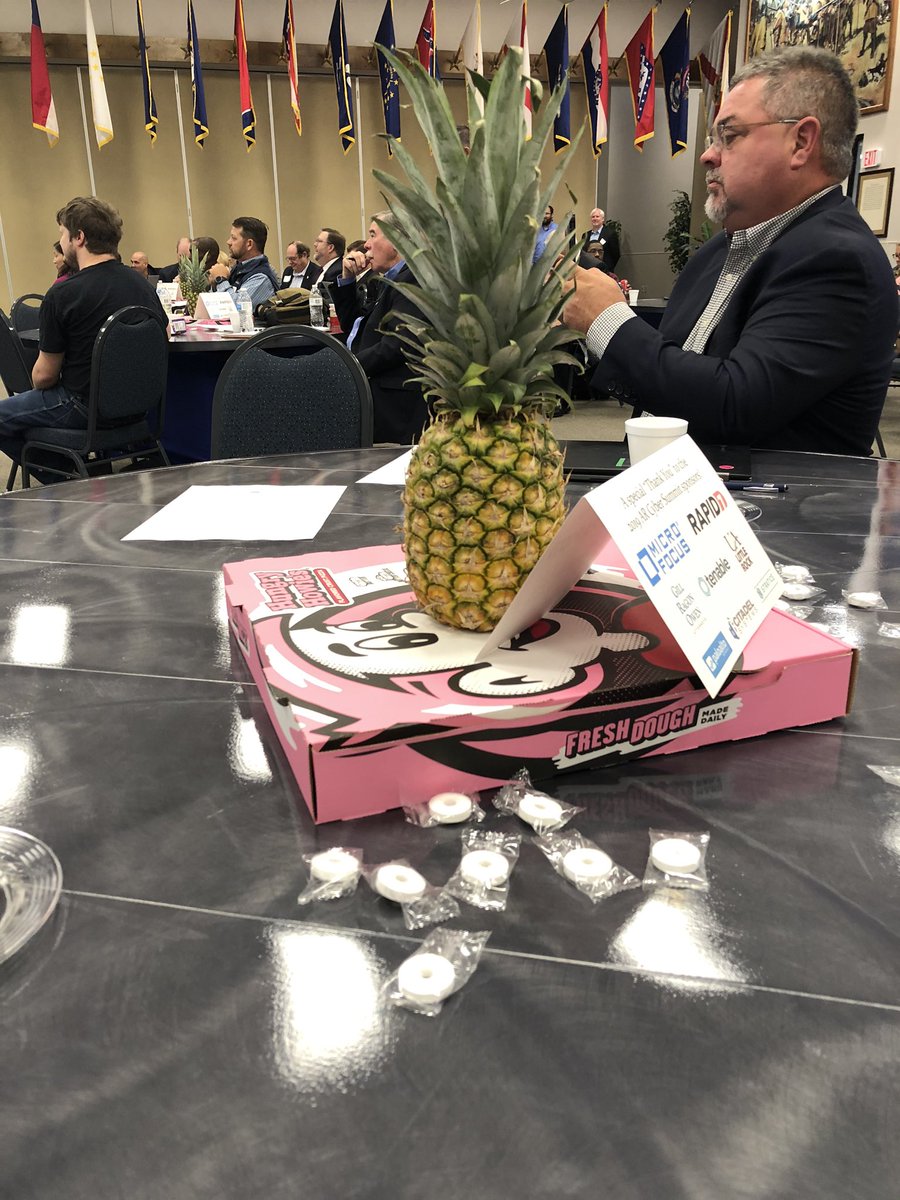 At the Arkansas Cyber Summit and special shout out <a href="/CISAKrebs/">Chris Krebs #Protect2020</a>