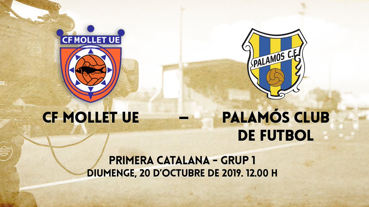 FCF_CAT's tweet photo. 📽️ El partit entre el @CFMolletUE i el @palamoscf, en streaming https://t.co/8BQEtT1JT9 #FCFenDirecte #futbolcat https://t.co/Nfj5Qk8Ej8