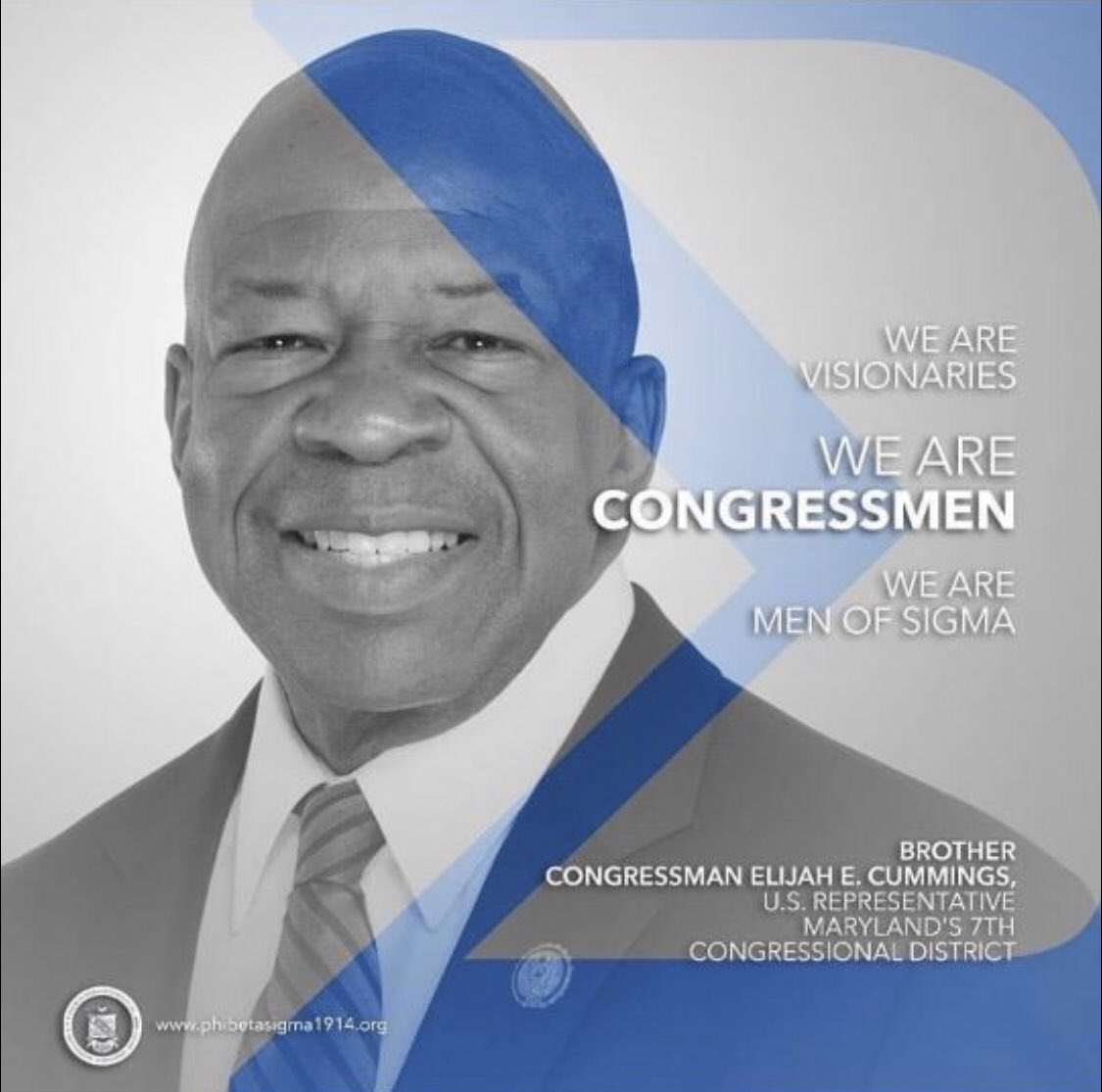 CTtheeGreat's tweet image. #ElijahCummings lived a lifetime of “Service for Humanity”  #OmegaChapter 🤘🏾💙🕊