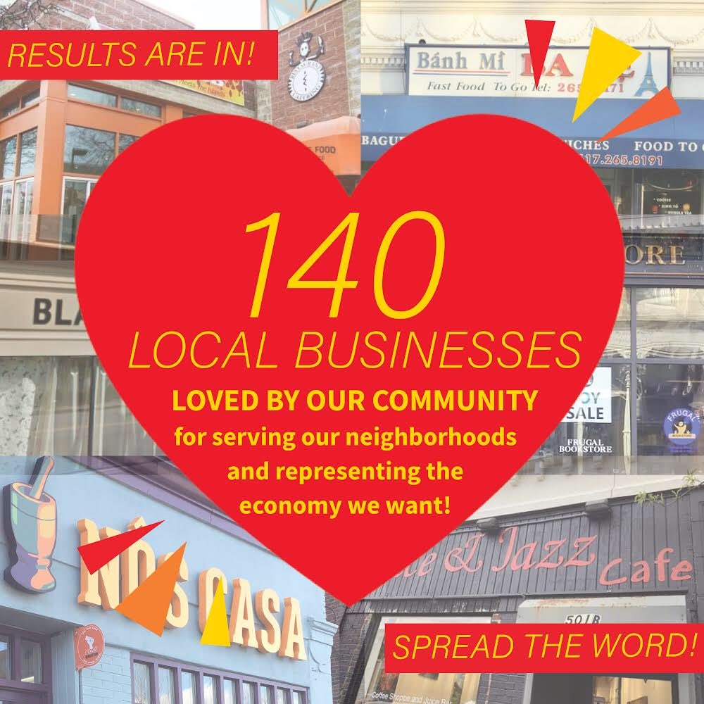 UjimaBoston's tweet photo. ❤️🔥📫🗣The results are in!! Ujima voting members have lifted up 140 Local Businesses that we love, for serving our community and representing the economy we want! Spread the word. #AnotherBostonIsPossible https://t.co/fufLQIEDi5
