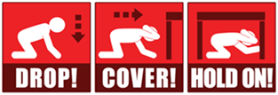 VanIslandHealth's tweet photo. It’s time to DROP, COVER and HOLD ON! Today at 10:17 a.m. PST join us as we participate in @ShakeOutBC, the province-wide earthquake drill. #HEMBC #ShakeOutBC https://t.co/OcogblCF6O