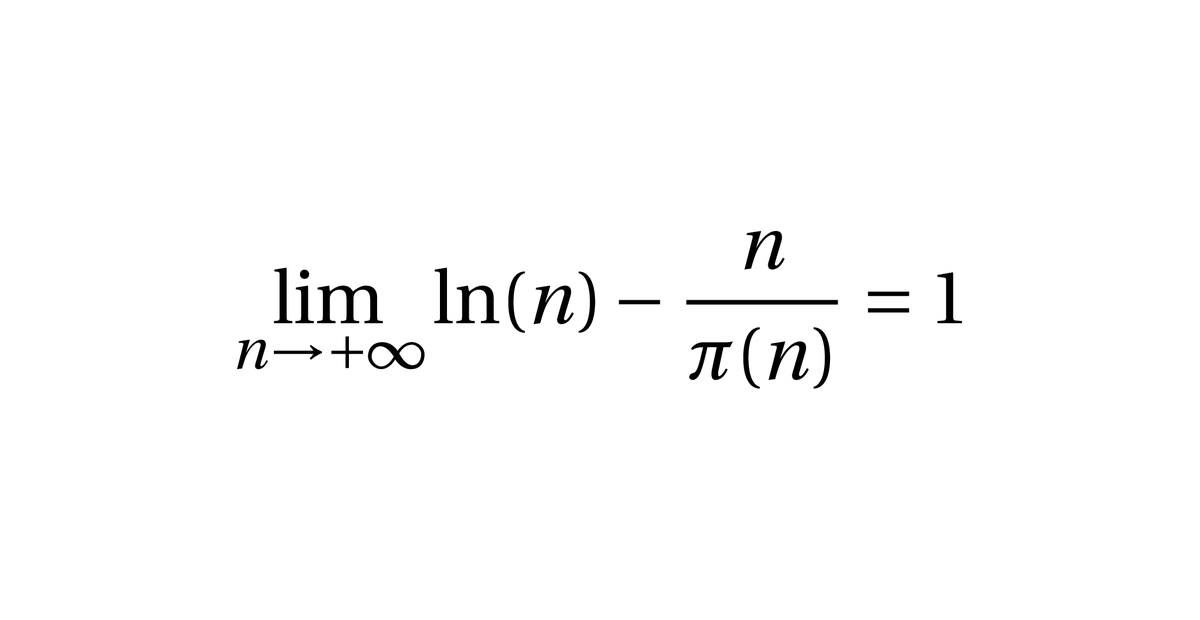 AnecdotesMaths's tweet photo. Legendre conjectura en 1808 que la suite ln(n)-n/п(n), où п(n) désigne le nombre de nombres premiers inférieurs ou égaux à n, tend vers une limite finie inconnue. On démontra plus tard que cette limite vaut 1. Le nombre 1 s'appelle donc la constante de Legendre. https://t.co/yDI2uSnPp8