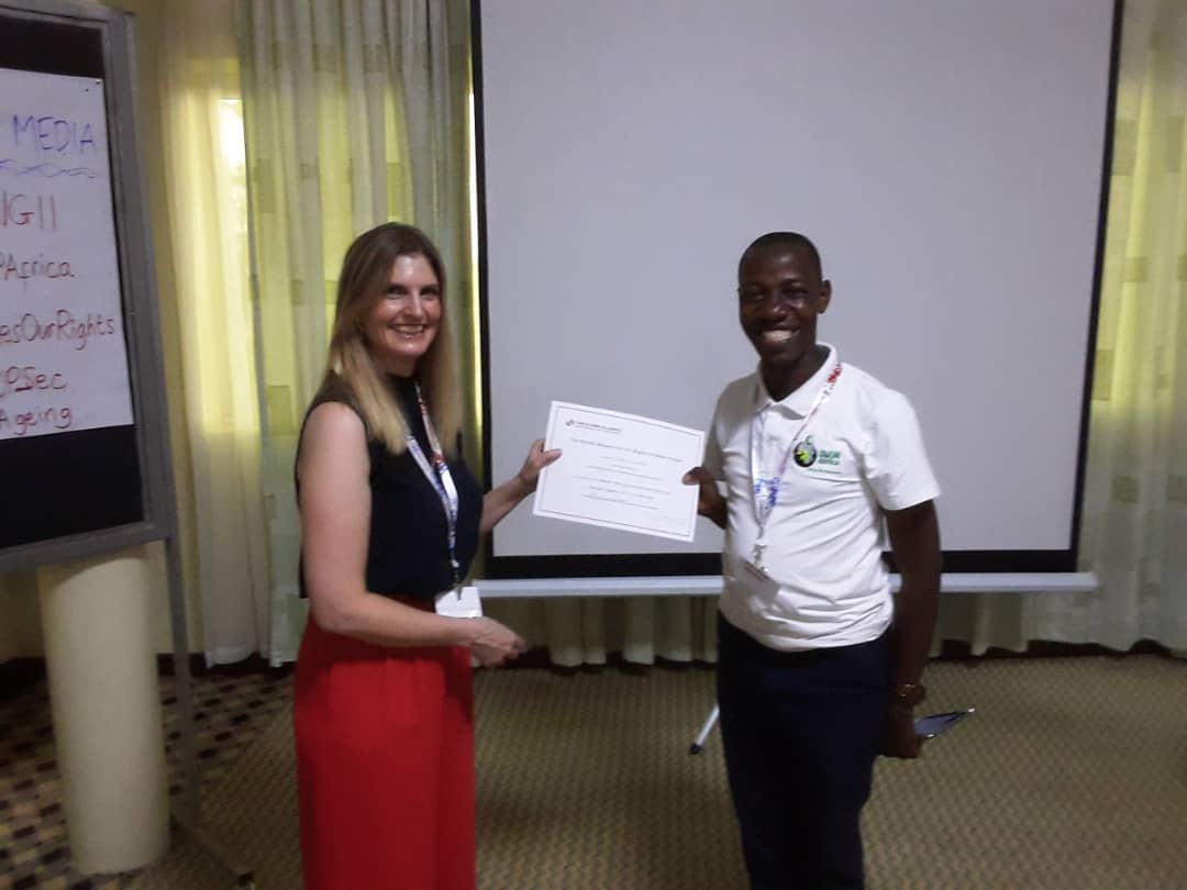UthmanKaterega's tweet photo. Received a certificate of excellence from GAROP Africa Members Regional Workshop 2019 #UN4Ageing #GAROPAfrica #TaemAfrica https://t.co/OLuUmEmIto