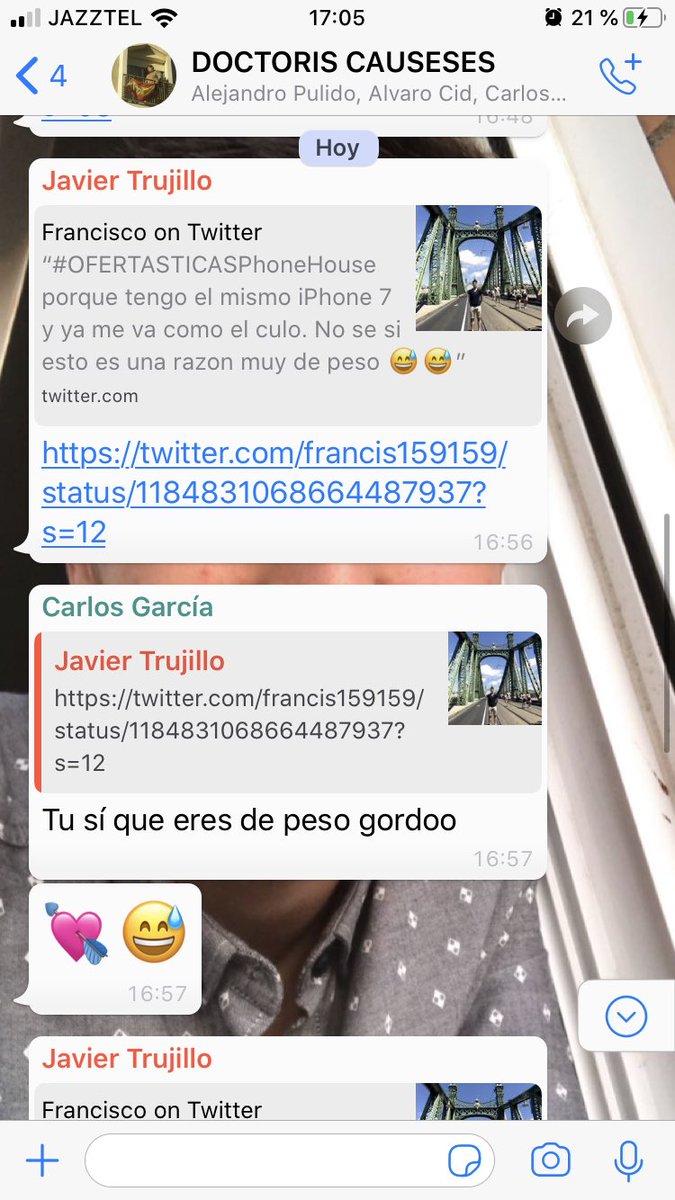 francis159159's tweet photo. #OFERTASTICASPhoneHouse porque mis colegas se estan riendo de mi xd @PhoneHouse_Es https://t.co/tIwpRoCz6A