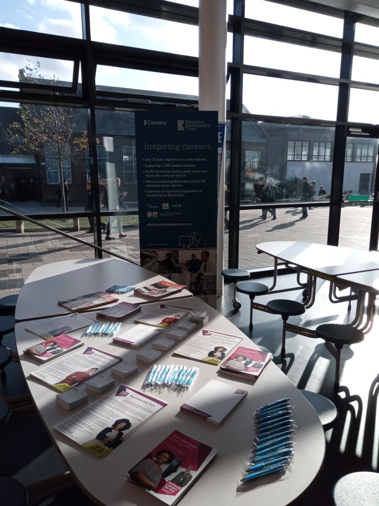 Ready to support <a href="/HartonAcademy/">Harton Academy</a>  for parents evening #Careers #Support