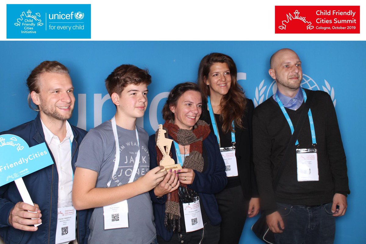 florianhadatsch's tweet photo. Such a great opportunity to meet inspiring and innovative people from all over the world working together to achieve the best #ForEveryChild at #childfriendlycities summit! #IAmCommited https://t.co/HQ7T7ucESI