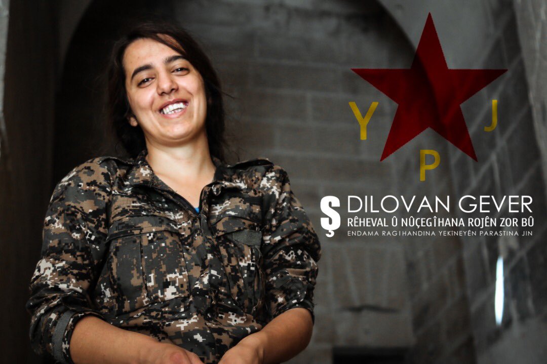 Another angel, another beautiful soul, a brave fighter, comrade and colleague YPJ media officer Dilovan fell fighting Turkish invasion. May her soul rest in peace forever.