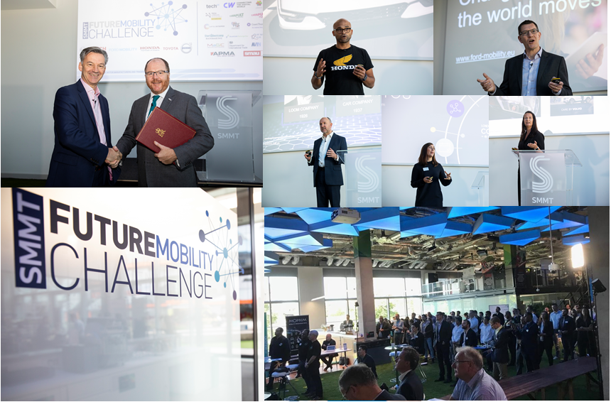 SMMT's tweet photo. Thank you to all our speakers, challenge sponsors and partners for helping make our second
#futuremobilitychallenge a success today. We hope you have found it a rewarding day. https://t.co/tXX4Kri9b1 @GeorgeFreemanMP https://t.co/WlHsYUiT1A