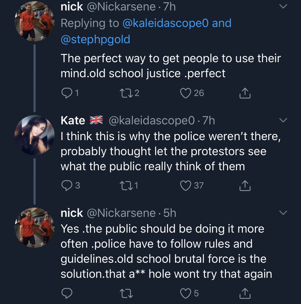 AntiFash_'s tweet image. Nothing to see here just a couple of people discussing how people should actively beat XR activists.