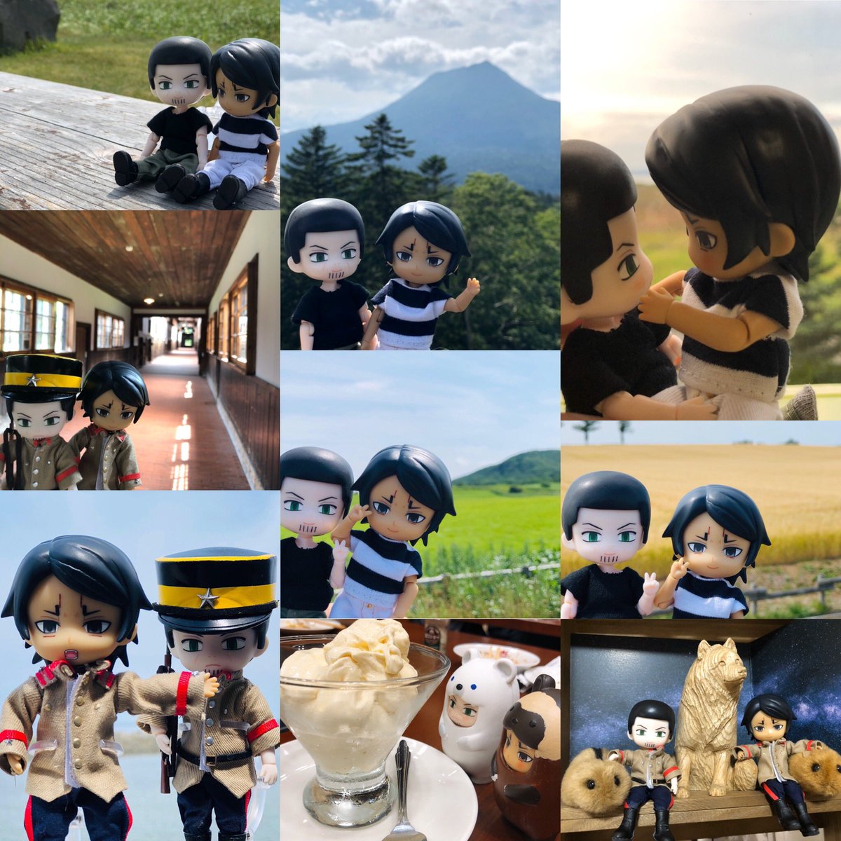 TVアニメ『ゴールデンカムイ』より「月島軍曹」と「鯉登少尉」が