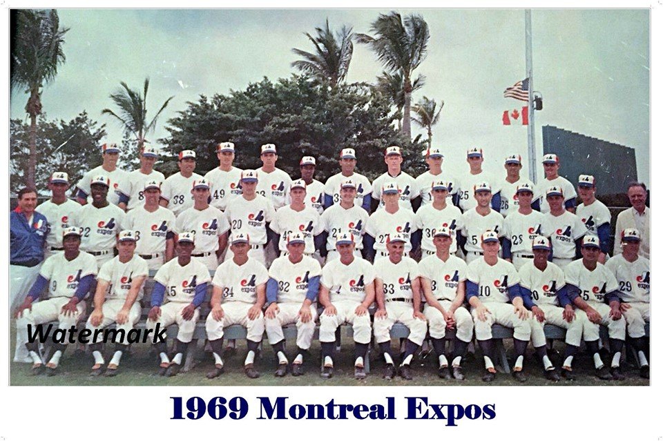 John Bateman on X: 1969 Expos team photo taken while I was absent. All the  other former Astros are in the shot--Rusty Staub, Carroll Sembera, Ron  Brand, Jose' Herrera, Howie Reed, and