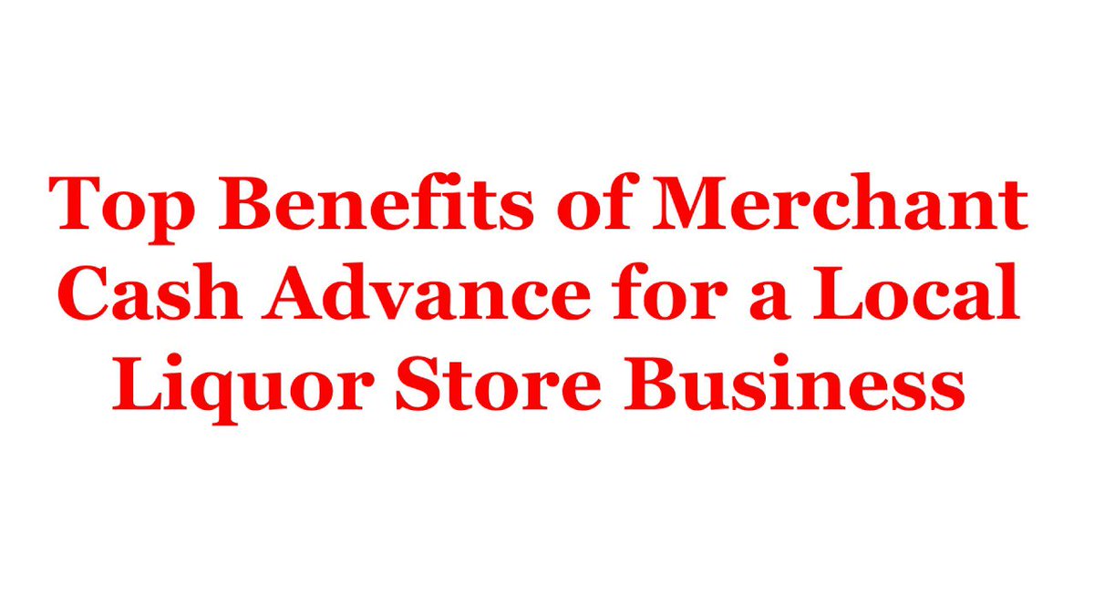 PremierAdvanced's tweet image. Cresthill Capital - Top Benefits of Merchant Cash Advance for a Local Liquor Store Business Cresthill Capital - Top Benefits of Merchant Cash Advance for a Local Liquor Store Business - modo.ly/2OZvTdn