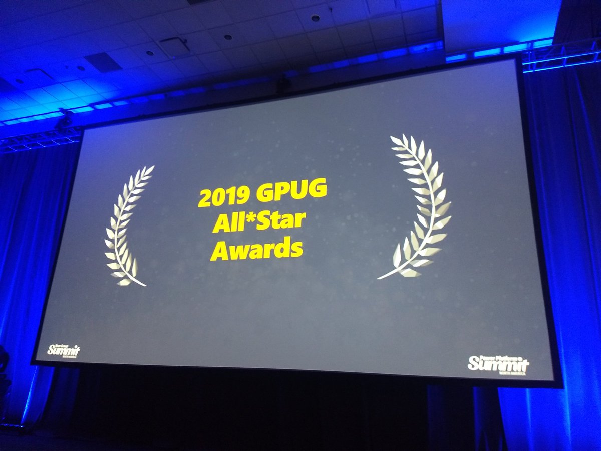 GPUG's tweet photo. This year we had a record number of GPUG All*Star nominees, votes and winners. Congratulations and thank you to @ahansonhd, @GP_Jo_deRuiter, Sara Flaws, Kyle Malone, @AbraLynne, and all nominees! 🎆🎆 #UserGroupSummit https://t.co/wLiq8xGgeL