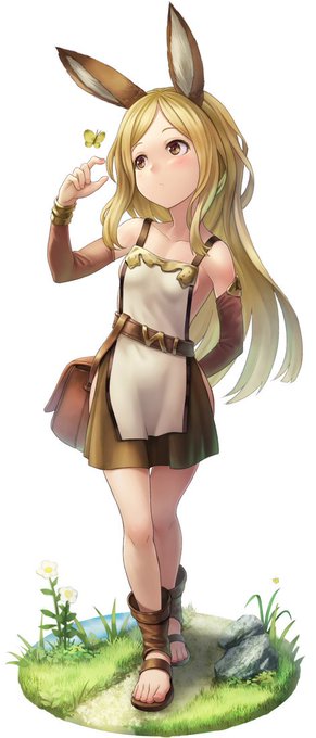 久々に別ジャンルの絵が描きたくなったのでグラブルでみんなが知ってるキャラ描きました 