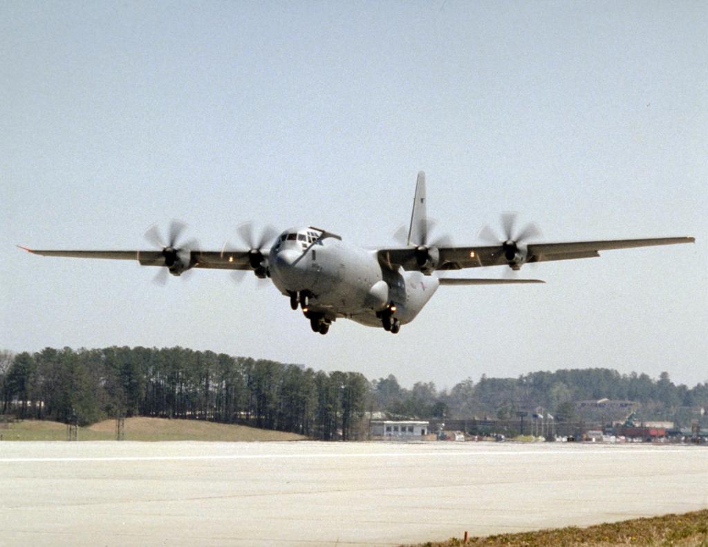 LockheedMartin's tweet photo. #ThrowbackThursday to the C-130J's first flight on April 5, 1996. Since that flawless first flight, which lasted two hours, the Super Hercules fleet has surpassed the 2 million flight hour mark, with many more hours to come. https://t.co/KLSaAq9Tao