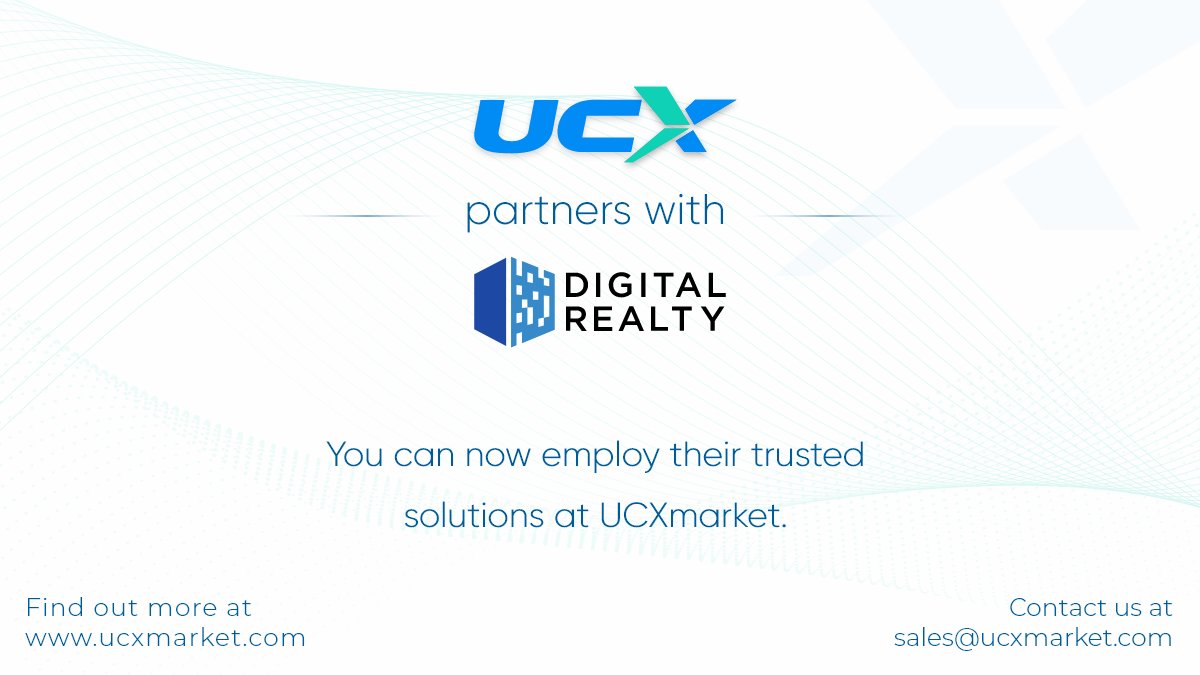 Digital Realty’s ecosystem of data centers, colocation and interconnection strategies power customer growth through exceptional service and unrivaled data center expertise. 

#ucxmarket #DigitalReality #partners # BecomeaPartner #cloudsolutions