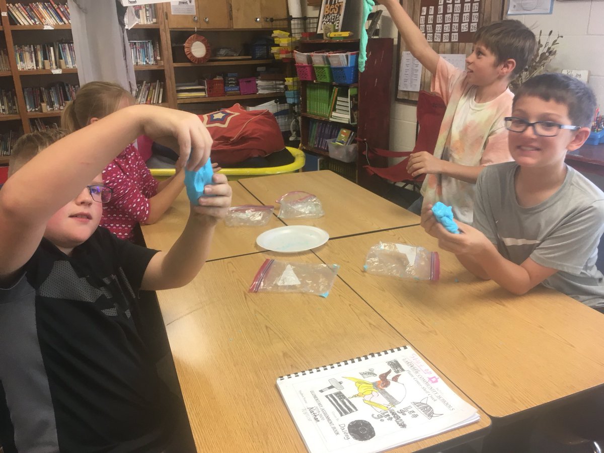 pc6schmidt's tweet photo. 5th grade PC making “goo”in science class!#lakeview @PCElemSchool https://t.co/zw2Pn4DYl1