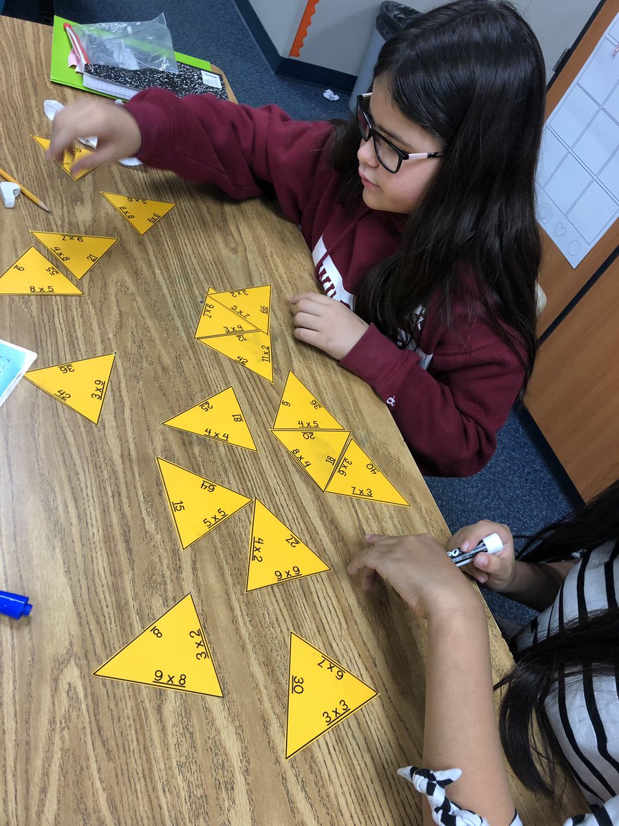 MrsKrusesClass's tweet photo. So many fun and engaging ways to practice our multiplication facts! @RobisonES #KindnessIsOurCompass #CFISDspirit https://t.co/xD1Nlzw9mN