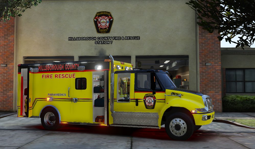 HCFRRP's tweet photo. Station 7 be lookin' Fire!! #fivem #gta5rp #fd #ssrp #lspdfr https://t.co/tfZyvlYrmU