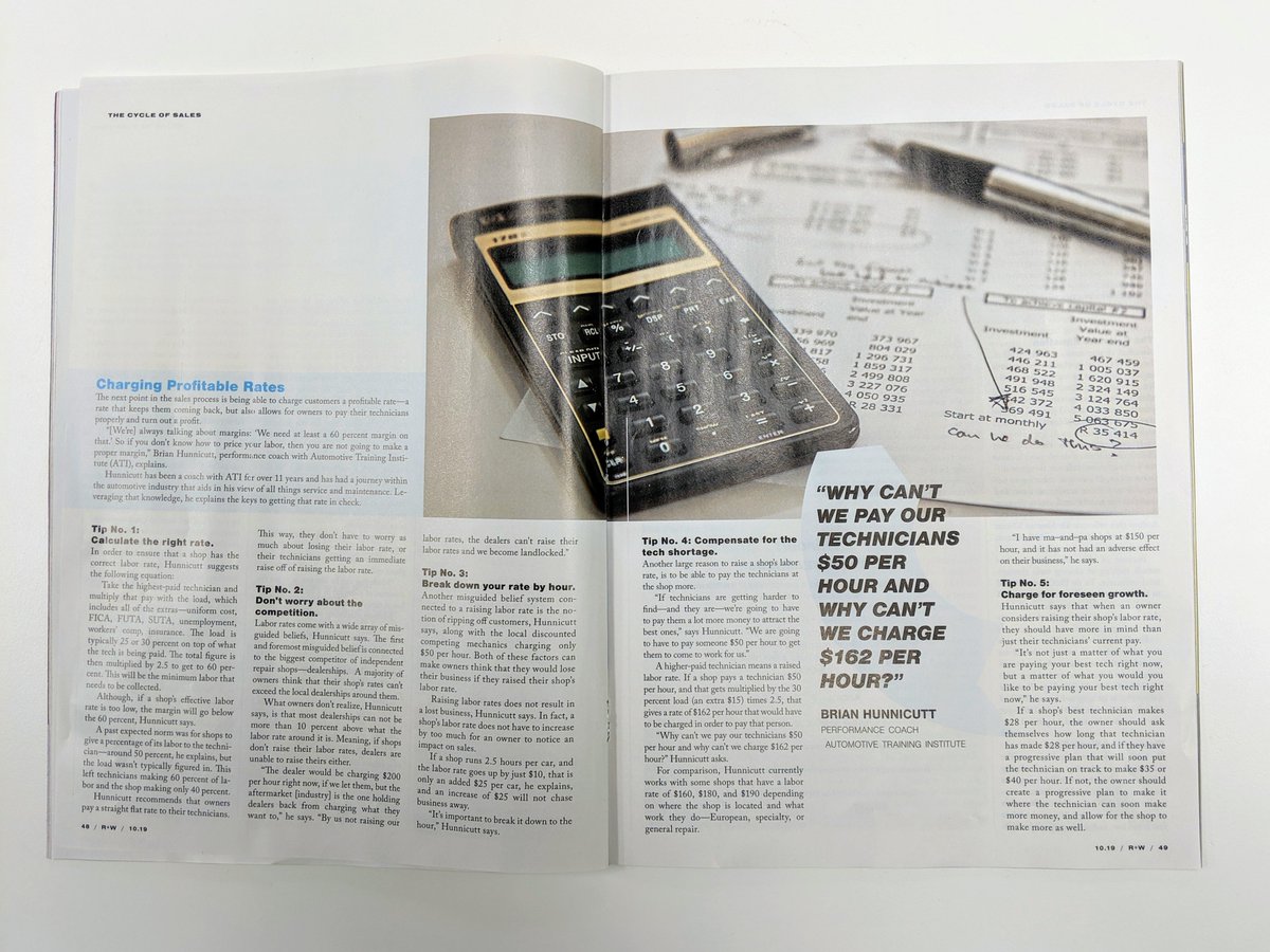RepairShopCoach's tweet photo. Check out Ron Ipach's feature in the latest @RatchetNWrench magazine: "The Cycle Of Sales: The three keys every shop owner needs to master to drive unprecedented customer retention" (pg. 44-51).

Full Online Article 👉https://t.co/Mv4q2dIWtO https://t.co/vkv4rzlnia