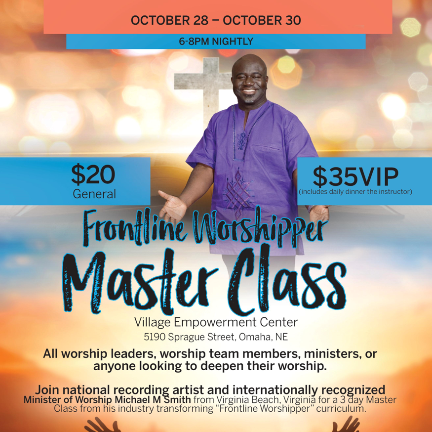 ChurchOnPurpose's tweet photo. Come learn how to deepen your worship at this amazing 3 night Master Class with national recording artist Michael M. Smith! Seating is limited so register today at https://t.co/hmwuXTXbiW! https://t.co/5EGGNKlxiB